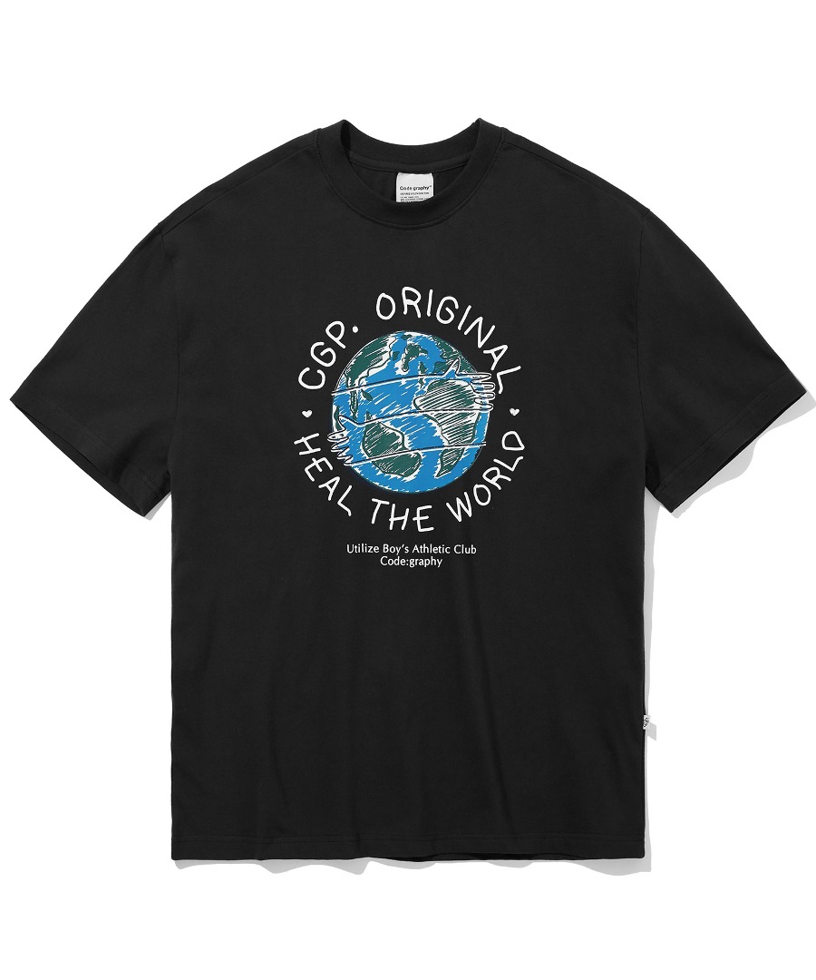CGP 그린 어스 로고 티셔츠